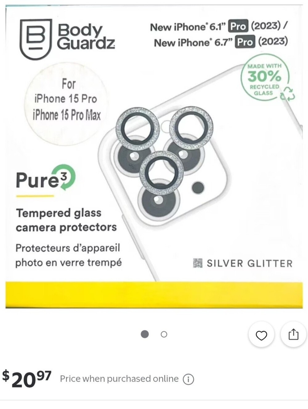Body Guardz Phone Camera Protectors